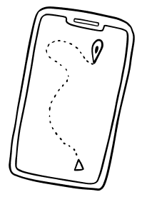 スマホイラスト